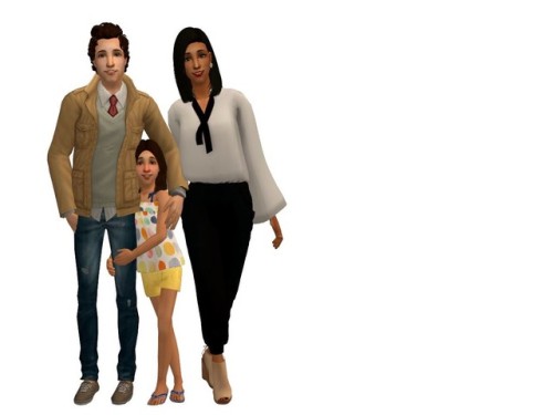 Sims 2 The Burb Family